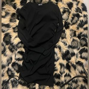 Long Sleeve Black Dress